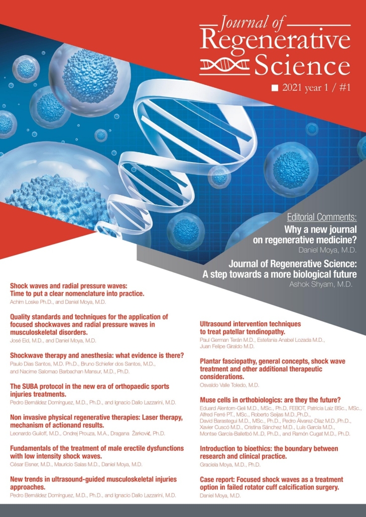 Volume 1; Issue 1 December 2021 - Journal of Regenerative Sciences